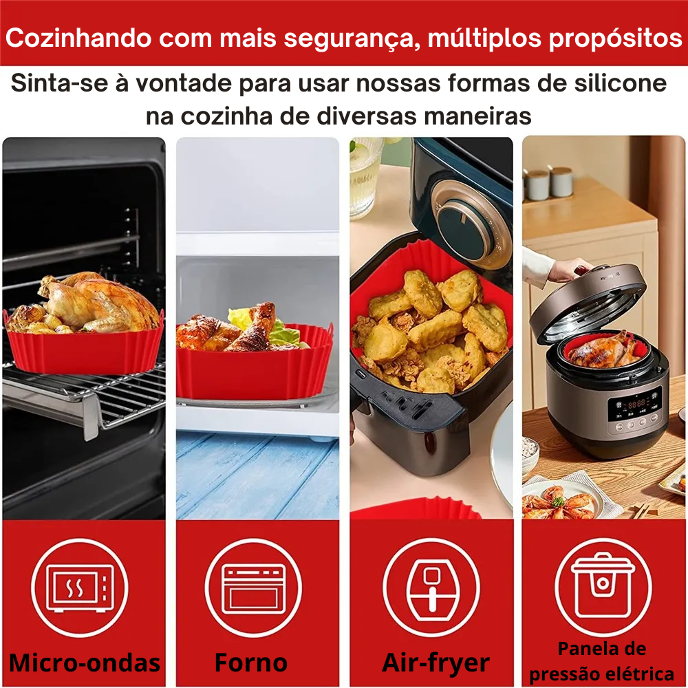 Forma de Silicone para Airfryer