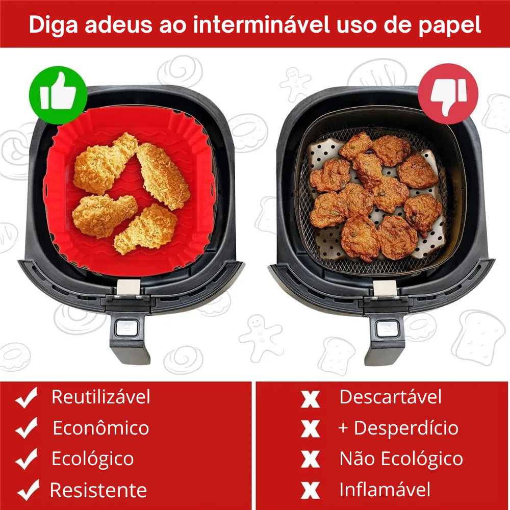 Forma de Silicone para Airfryer